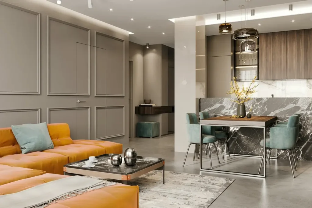 apartament z aneksem kuchennym