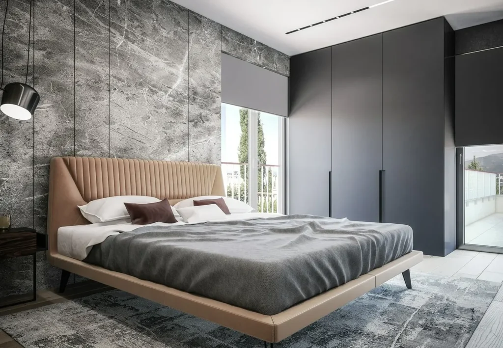 nowoczesna sypialnia